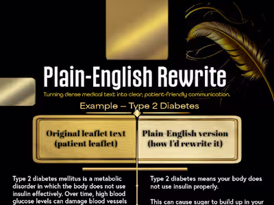 Healthcare Digital Content — Engagement & Clarity