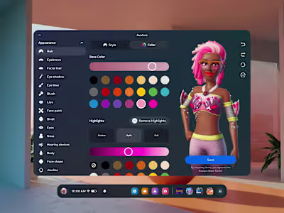 Sonic Experience for Meta Avatars