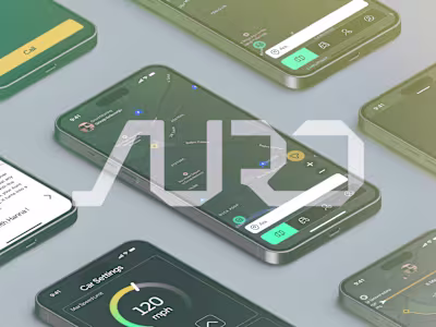 Auro Autonomous Taxi App UX/UI Study Case