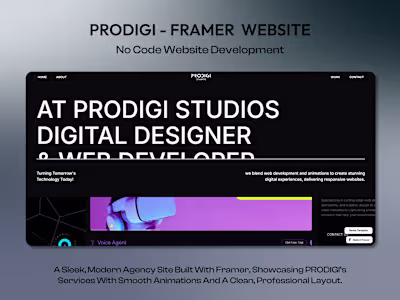 Modern Website Development with Framer