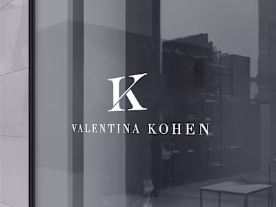 Valentina Kohen - Logo design for a fashion brand