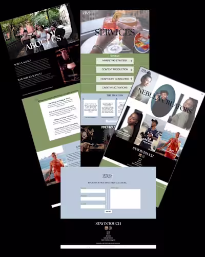 Web Design: Nebula Agency