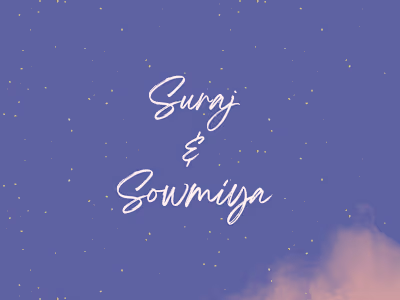 Suraj & Sowmiya Wedding Invitation