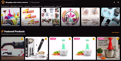 Created ZM-Gadgets, an online store with inventory management