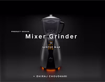 Industrial Product Design Portfolio | Mixer Grinder :: Behance