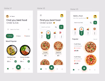 Food Application Explorations 