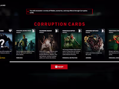 Back 4 Blood: 7 Tips to Survive Any Corruption Card