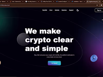Crypto website