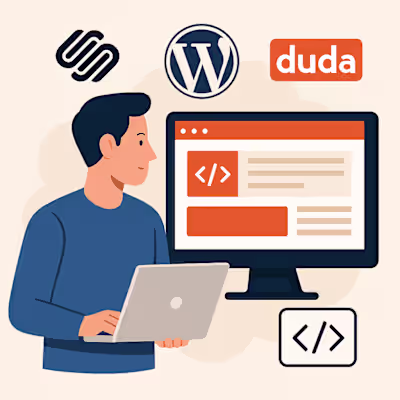 As a Web Developer specializing in WordPress, Squarespace, a...