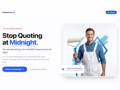 AI Quoting Platform with Speech-to-Text & PDF Export