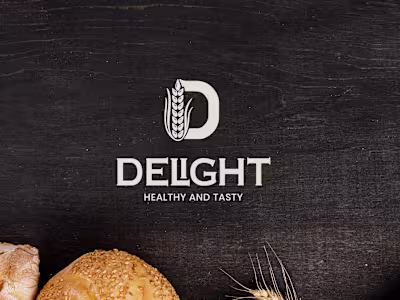 Delight bakery logo design