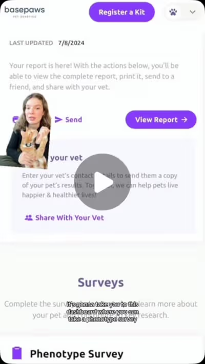 Basepaws DNA Test Promotion