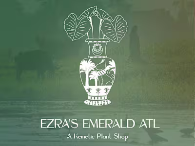 Ezra's Emerald ATL | Illustrative Brand Design
