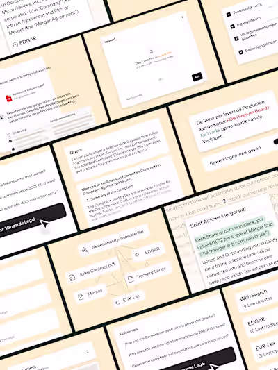 Web design for a LEGAL AI tool for the European market. Save...