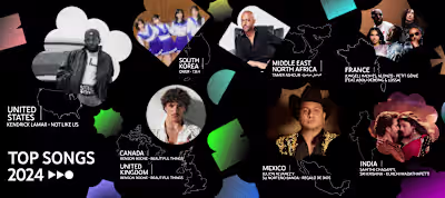 YouTube Music - End of Year Wrapped Social Assets