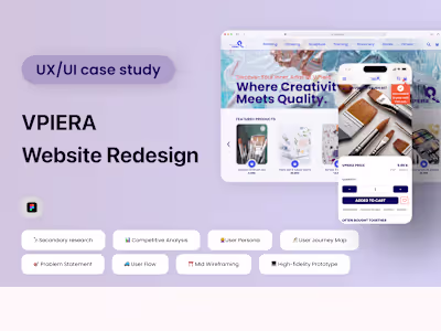 Ecommerce Website Redesign
