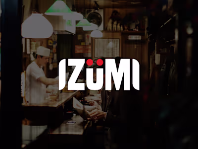 Izumi Bar - Brand Guidelines :: Behance