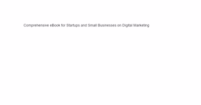eBook Writing for Startups & Small Businesses