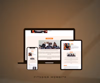 I designed this responsive fitness