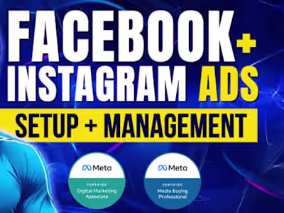 I will setup and manage your Facebook ads 
