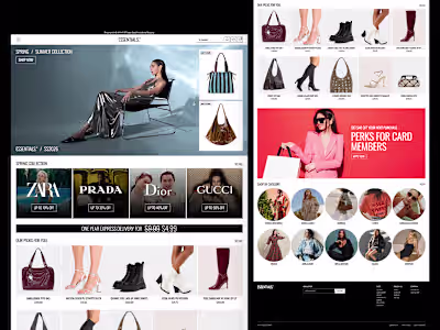 E-commerce Landing Page Design w/Live Preview