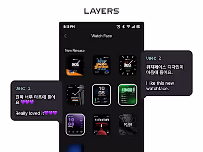 Layers - Watch Face Project