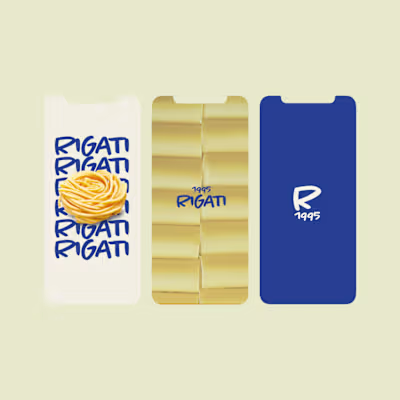 Brand identity development for RIGATI,