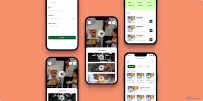 UI Design Of Thrive Food App