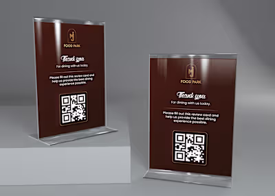 Tent Card Design 