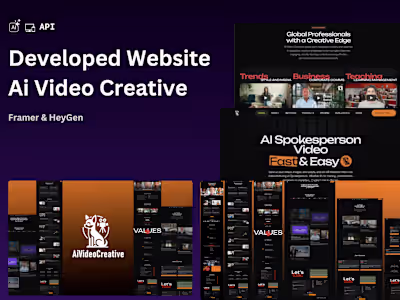 AI Video Creative Website