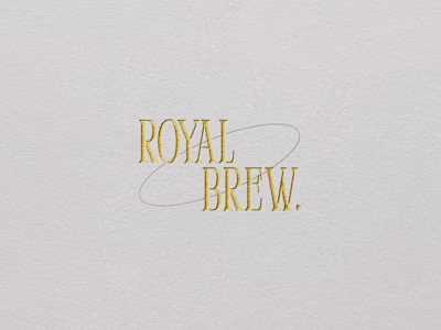 Royal Brew: Visual Identity and Packaging Design.