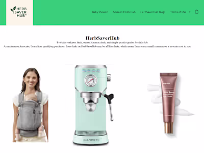 HerbSaverHub — Affiliate Website Build