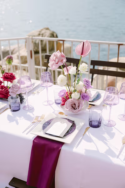 A refined dinner experience designed