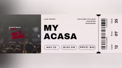 (Concept) Concert Ticket