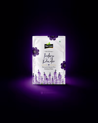 Henna Green or Indigo Purple