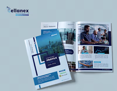 Tellanex Technologies Company Profile Design