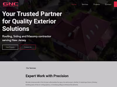 GNC Construction Website