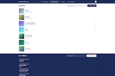 Intervention management app