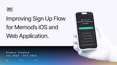 Enhancing User Experience of Memo'd Onboarding