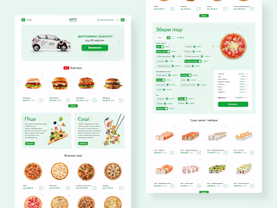 Restaran website design