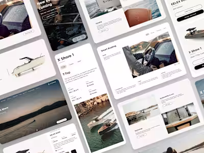 Shopify Store Design for Electric Boats