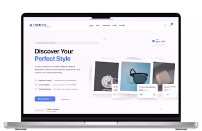 Flux8 Shop Custom eCommerce Platform Development