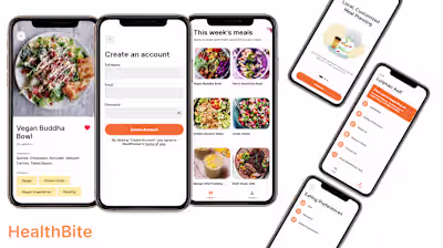 Health Bite Meal Planning App Development