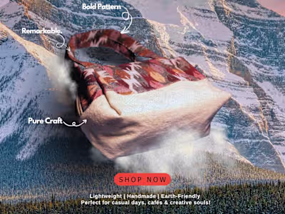 Autumn Bloom Tote Design Project