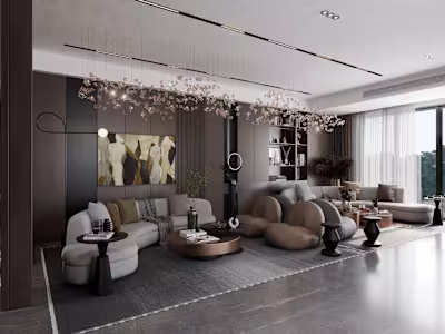 Realistic visualization of a Twin villa