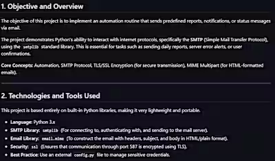 Automation of Email Reports with Python