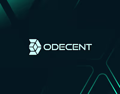 Odecent, Logo design, brand designer, tech logo