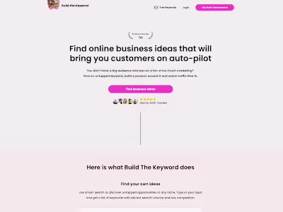 Revolutionizing Keyword research for SaaS founders
