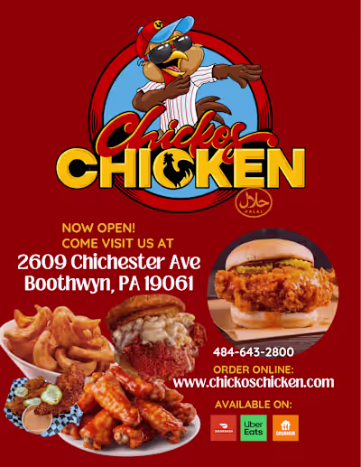 Flyer for Chicko’s Chicken