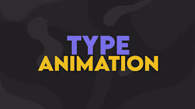 Typography Animation